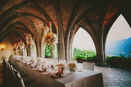 Wedding reception at Villa Cimbrone in Ravello