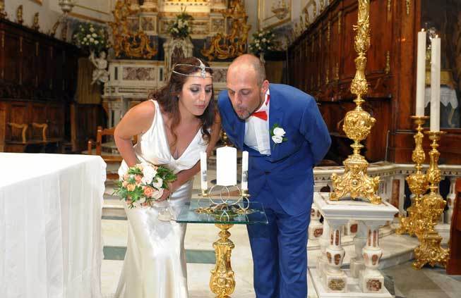 catholic wedding in Positano