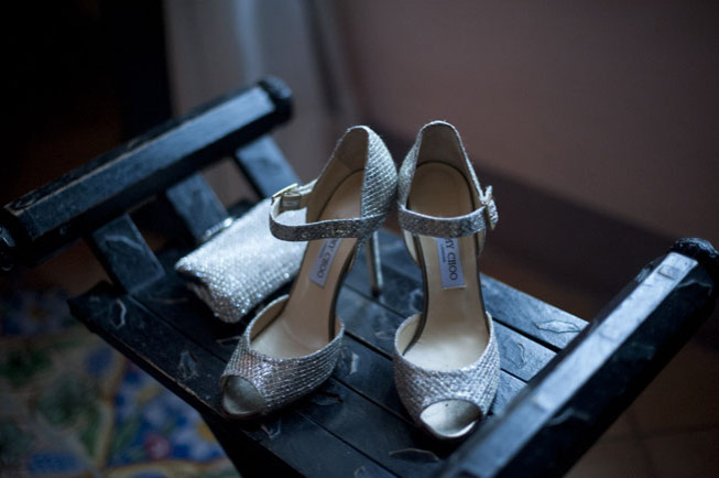 Bridal shoes for Ravello wedding