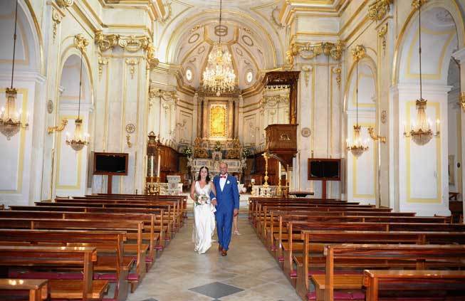 catholic wedding in Positano