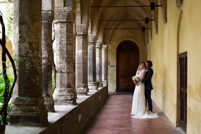 Cloister of San Francesco for civil weddings in Sorrento