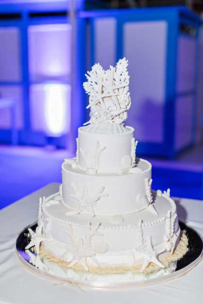 Wedding cake for Capri wedding