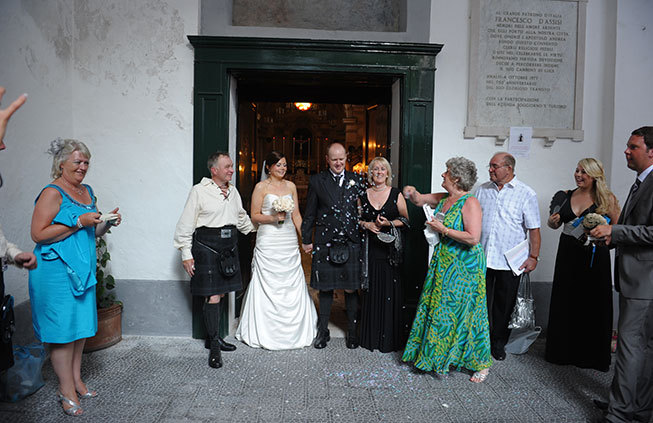 Caireen and Martyn Amalfi Wedding