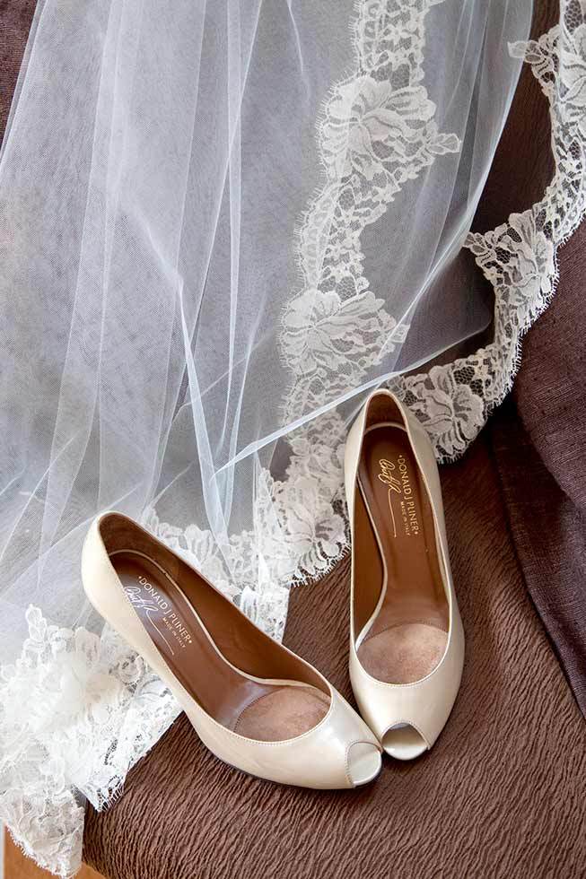 Bridal shoes for Sorrento wedding