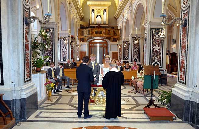 Atrani Ceremony Protestant Wedding