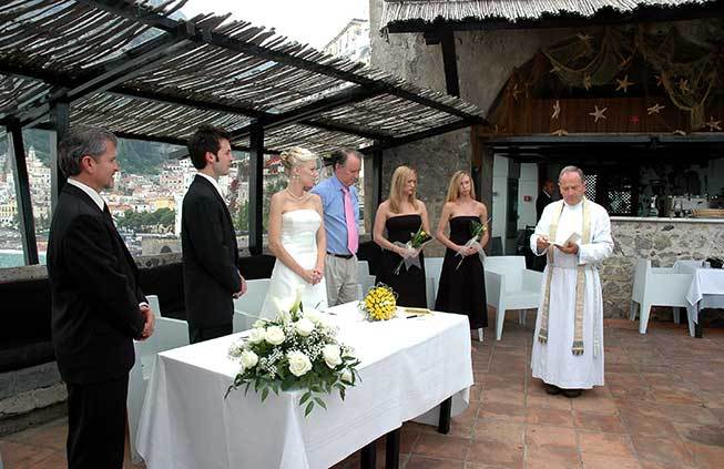 protestant wedding in Amalfi