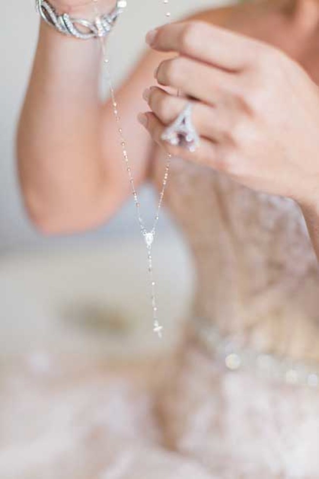 Bridal jewelry for Capri wedding
