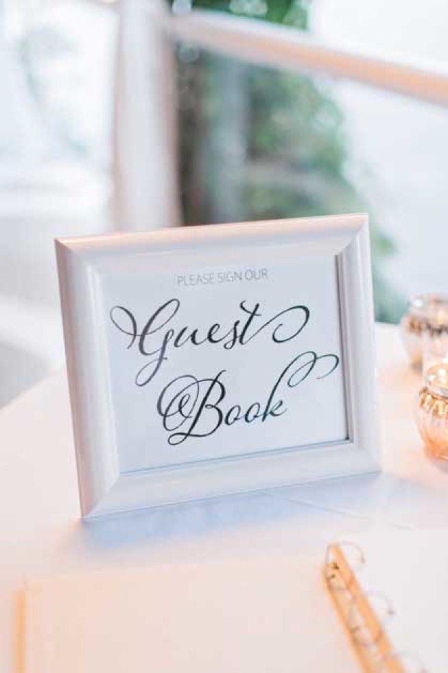 Guest book sign