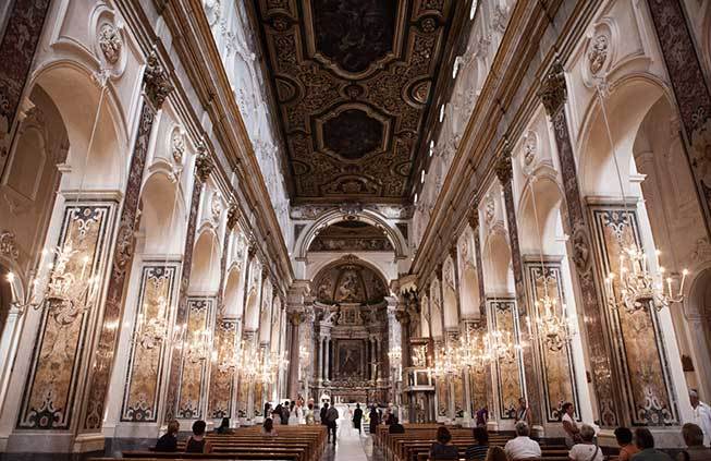 Catholic wedding in Amalfi