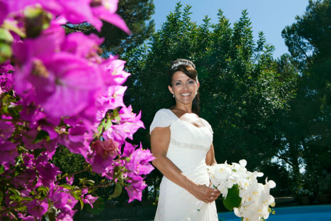 Portrait of the bride for Capri wedding